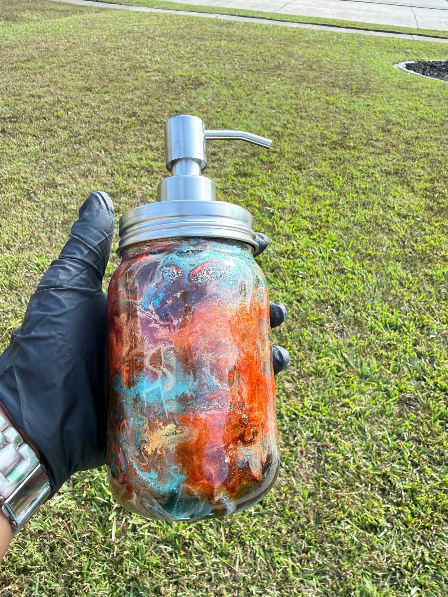 Glass Soap Dispenser