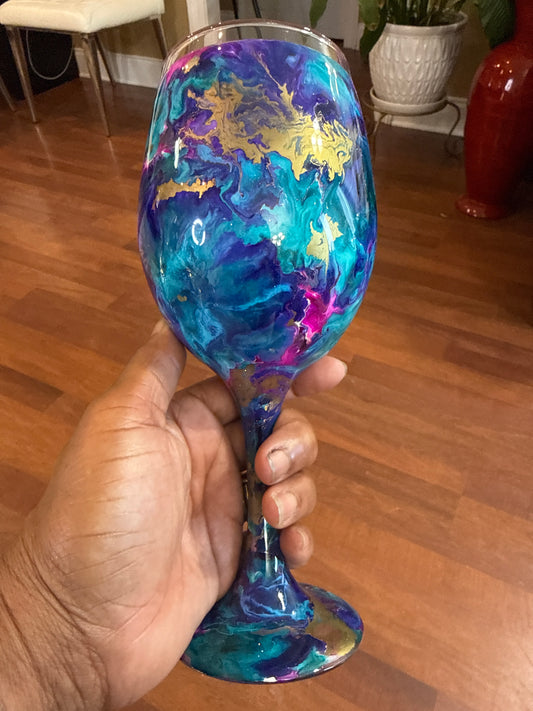 #74🦋 Wine Glass