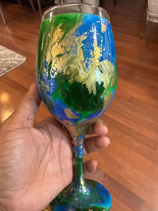 #70🦋 Wine Glass