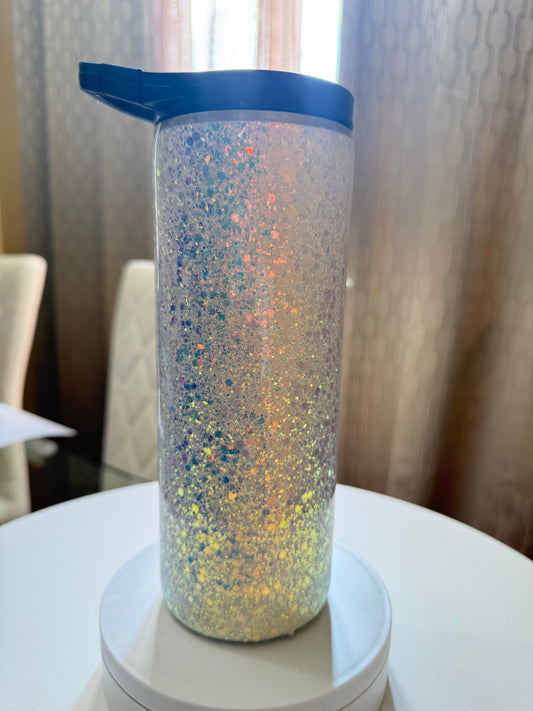 25oz DUO White Glitter Base