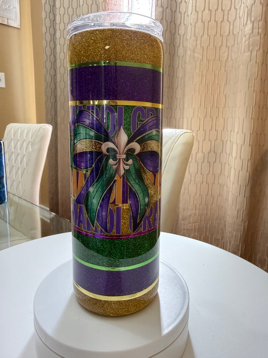 20oz Hoggdle Mardi Gras